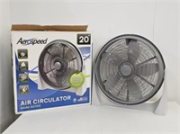 NEW - AEROSPEED 20" AIR CIRCULATOR