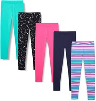 (N) Amazon Essentials Big Girls' 3-Pack Leggings