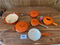 CAST ENAMEL POTS AND PANS MADE IN DENMARK