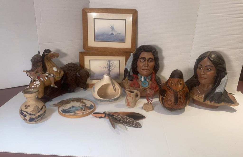 Native American Decor, Jim Horton Pictures, etc.