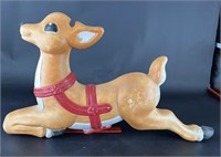 Vintage Reindeer Blowmold 16”