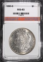 1890-S MORGAN DOLLAR AGP CH BU