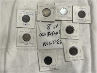 (8) Old Buffalo Nickels