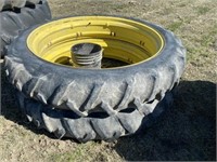 2- 9.5 - 42 Tires on John Deere Rims Location 1