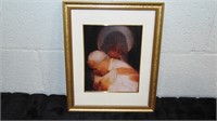 Framed Print, The Pope with Jesus