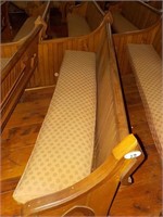 14' America Chestnut double 7' pew