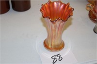 Northwood Carnival glass vase