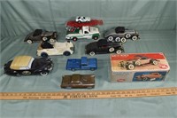 Hess vehicles, 4 Rolls Royce car model radios, Avo