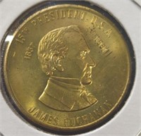 James Buchanan US presidential token