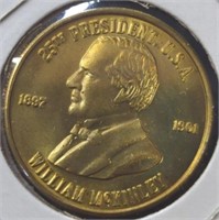 William McKinley, US presidential token