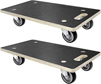 $80 Rectangle Wood Platform Dolly 2 pcs