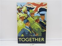 WWII War Bond Mini Poster "Together"