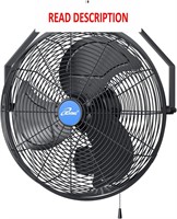 iLiving 18' Wall Mounted Variable Speed Fan.