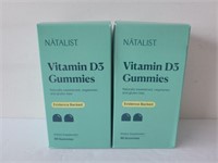 2 natalist vitamin d3 gummies 90 count