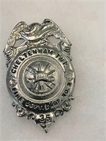Vintage Cheltenham PA TWP fire dept badge