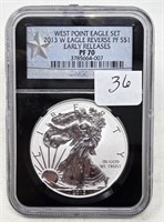 2013-W Reverse Proof Silver Eagle NGC Proof 70