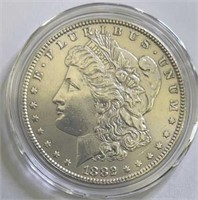 1882 UNC Morgan Silver Dollar