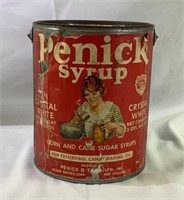 vintage Penick Syrup advertising can