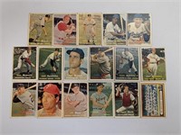 1957 Topps Baseball (17 Different Cards) 2 Of 3