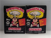 2 Packs Topps 1986 Garbage Pail Kids GPK Series 5