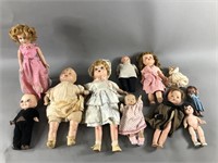 11pc Vtg Dolls w/ Buddy Lee