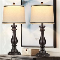 Cinkeda 29" Tall Table Lamp for living room set of