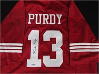 BROCK PURDY SIGNED JERSEY WITH COA 49ERS