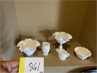 Hobnail milk glass - possible Fenton