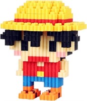 FFNNKN Luffy One Piece Anime Building Block Set An