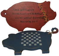 Wooden Pig Cutting Boards