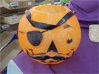 Plastic mold Halloween Jack o lantern bucket