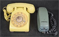 (P) Two Vintage Telephones: Lincoln 9-1900 And