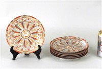 Group Six Chinese Small Porcelain Plates