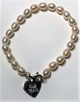 Pearl Bracelet & Charm