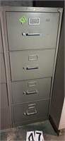 4 Drawer file cabinet Grey