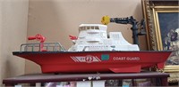 Model "Coast Guard" Ship - Plastic (52cm Long)