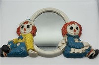Raggedy Ann and Andy Wall Mirror