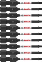 BOSCH ITSQ12B 10-Pack 2 in. Square #1 Power Bits