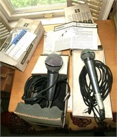 2 Shure Unisphere B series microphones w/boxes