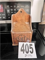 Wooden salt box
