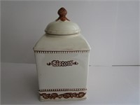Ceramic Biscottie Storage Jar