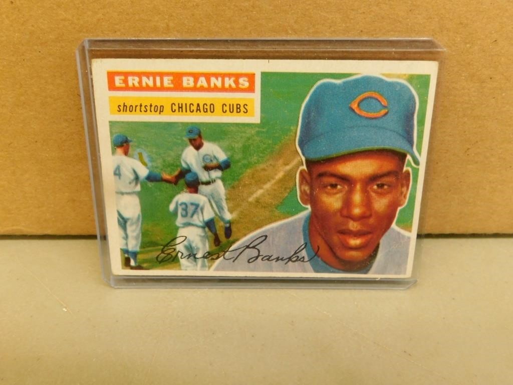 1956 Topps Ernie Banks #15 Baseball Card