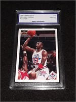 Michael Jordan 1991 Upper Deck GEM MT 10 All-Star