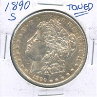 1890-S Morgan Silver Dollar