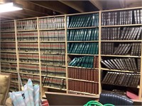 Large collection of law books