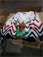 33 Degrees Christmas Sweater Large