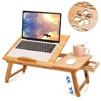 iFanze Lap Desk  Naturally Bed Desk  Laptop Table