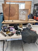 OFFSITE MELFORT: Leather welding apron, welding