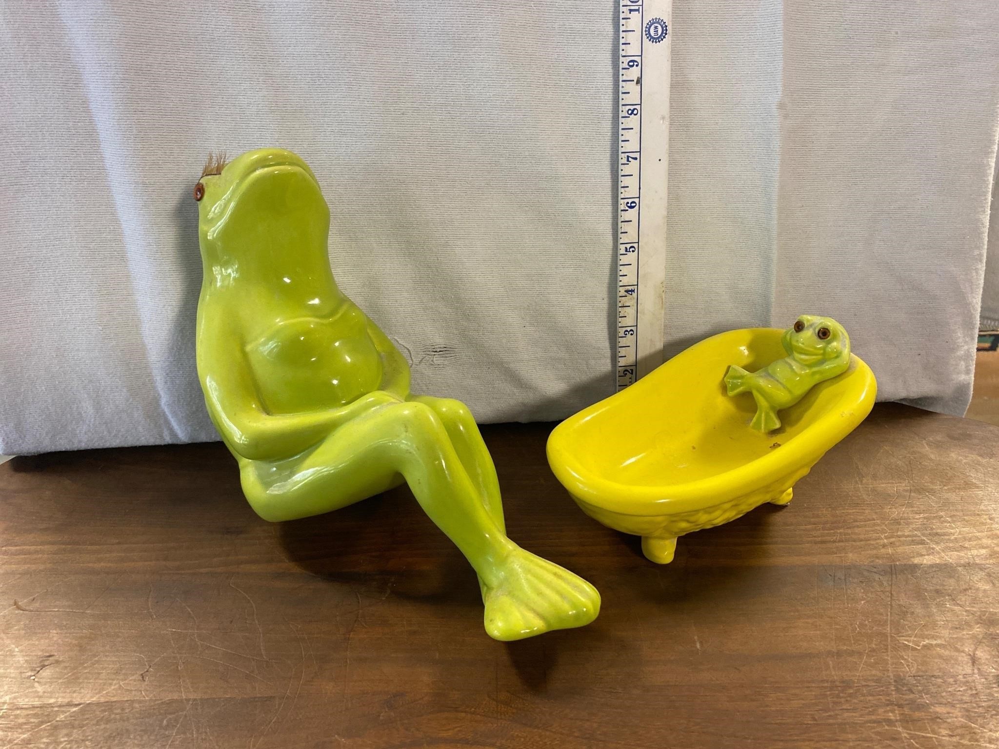 Ceramic Frogs