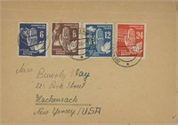 East German Stamps Cover